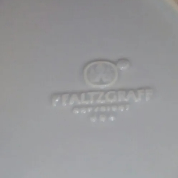 Pfaltzgraff Poetry Blue Rose Pattern Oval Serving Platter glossy 14.5" - Picture 2 of 11